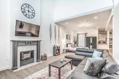 Living Area — Hidden Gem vacation rental in St. Louis.