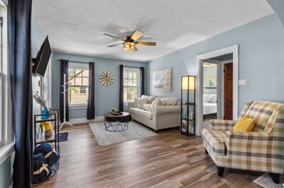 Living Area — Sweet Cherry Escape vacation rental in Warrenton.